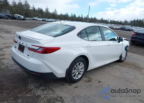 2025 Toyota Camry Le from USA, damaged, VIN 4T1DBADK5SU522109